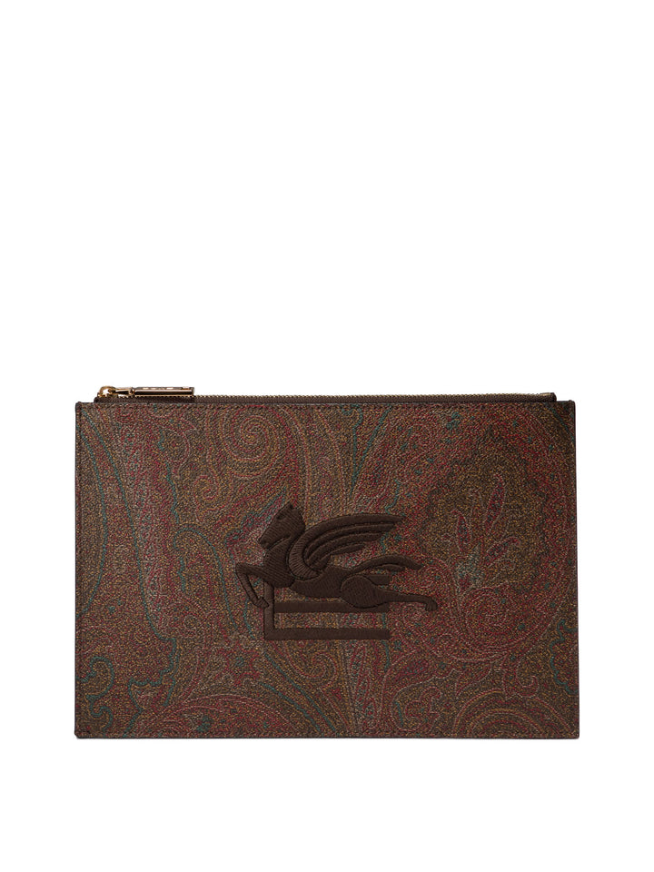 Paisley Pouch Brown