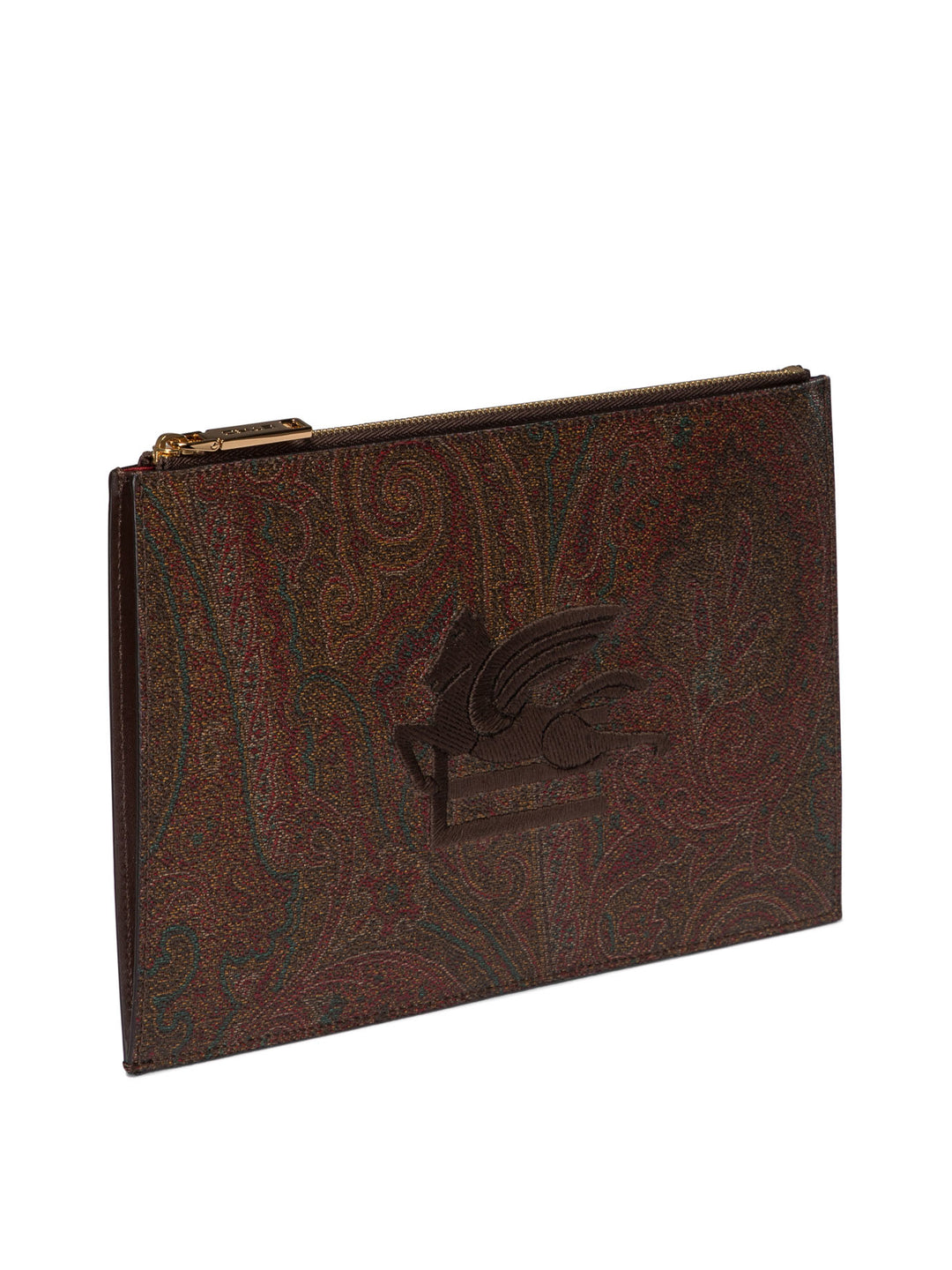 Paisley Pouch Brown