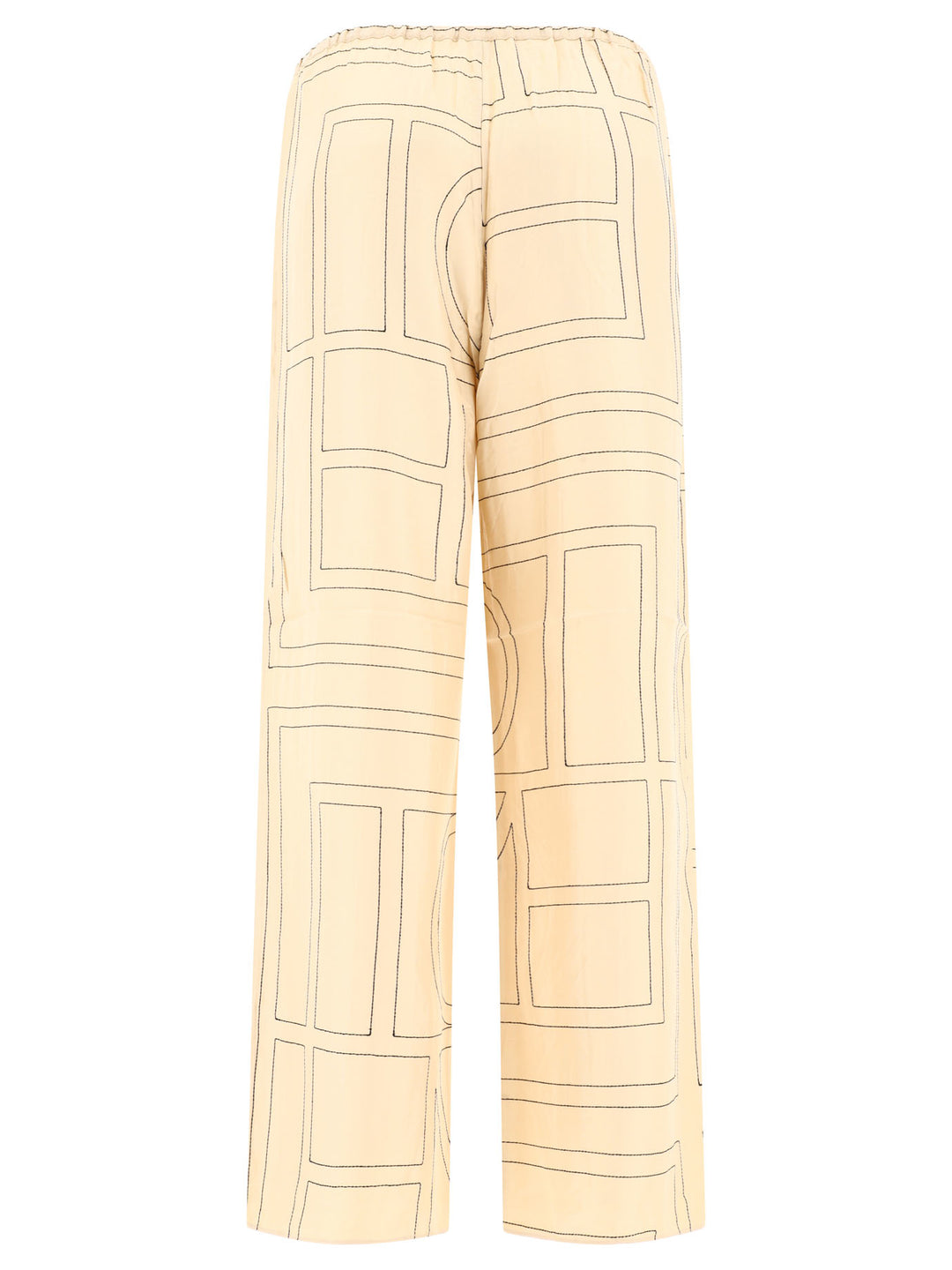 Monogram Trousers Beige