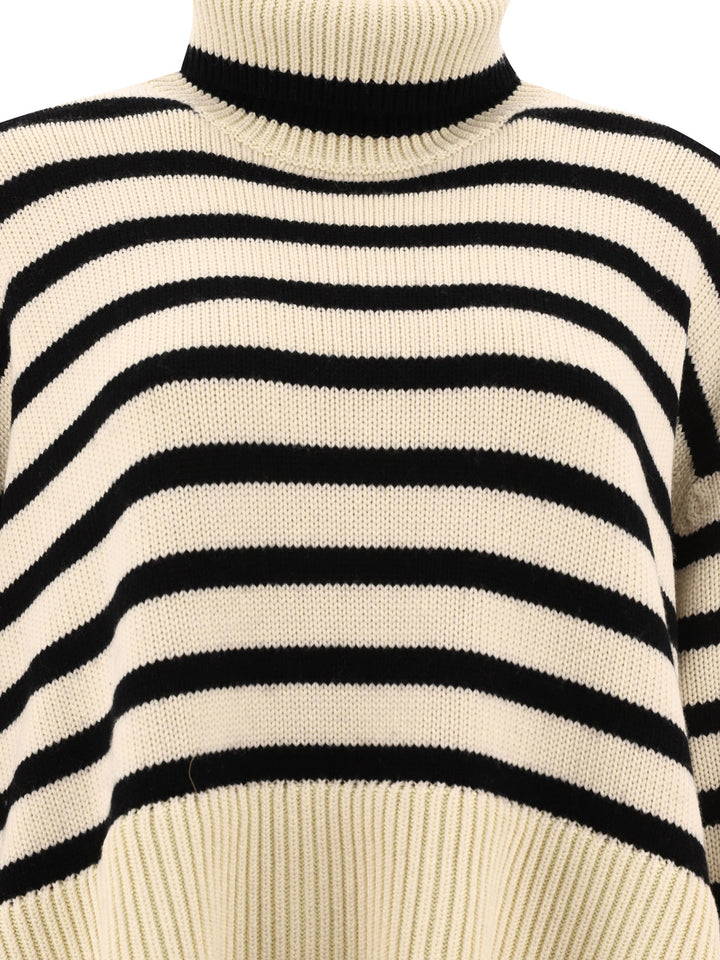 Signature Stripe Knitwear White