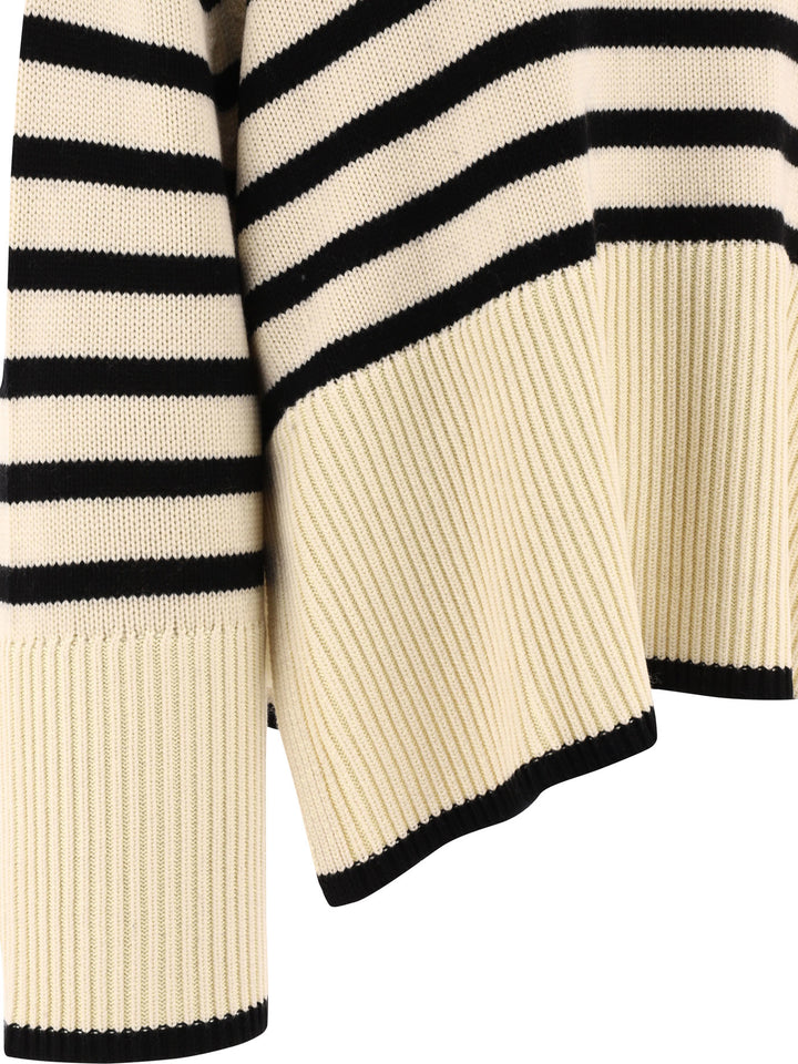 Signature Stripe Knitwear White