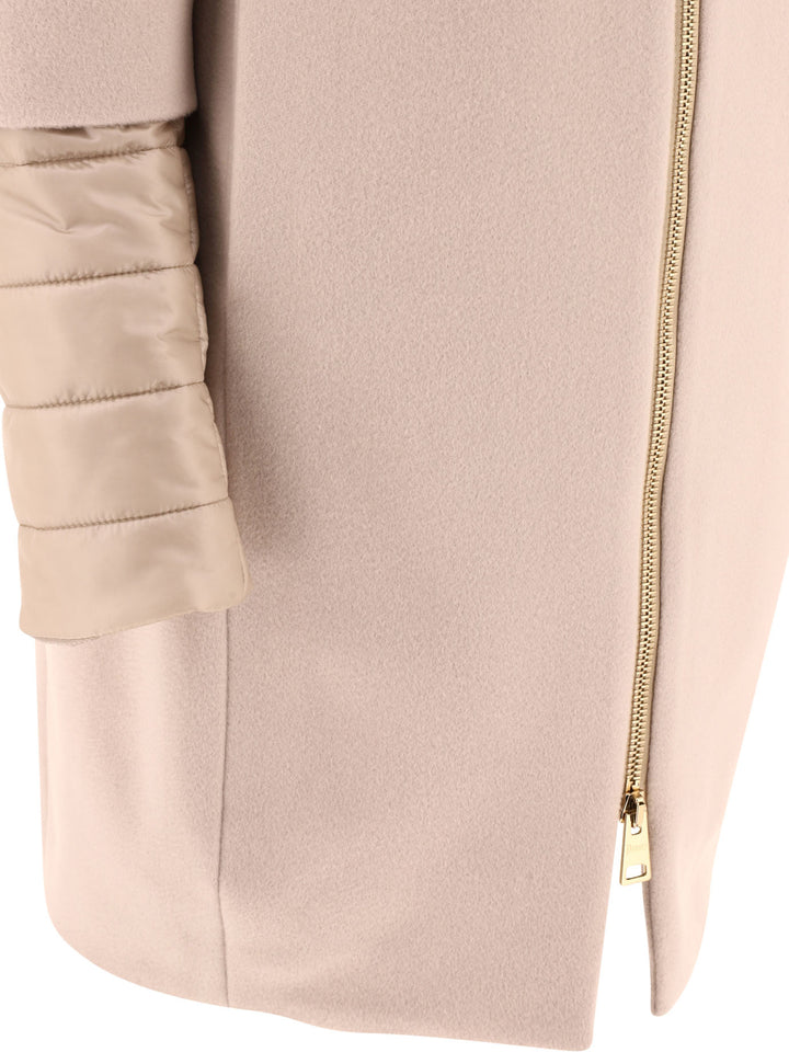 Coat With Down Inserts Coats Beige