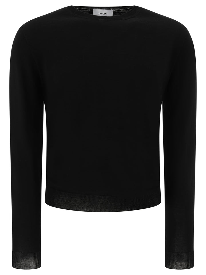 Wool-Blend Sweater Knitwear Black