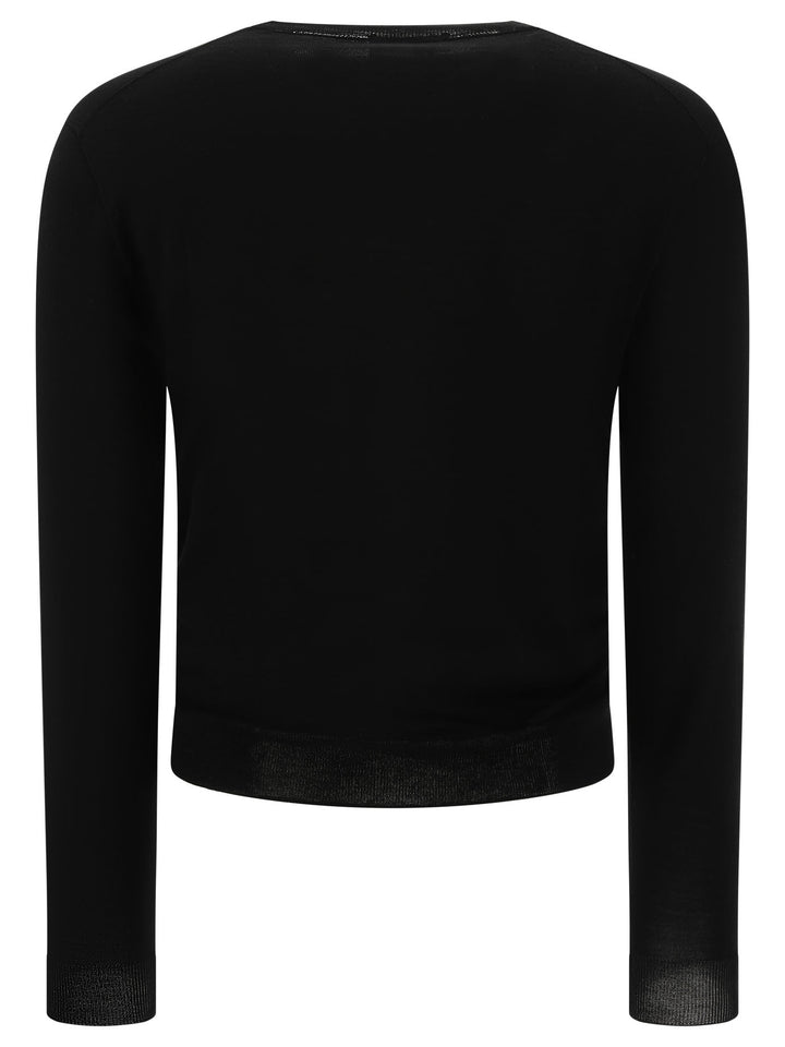 Wool-Blend Sweater Knitwear Black