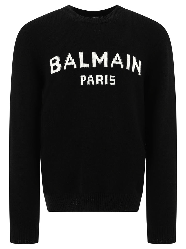 Sweater With Logo Knitwear Black