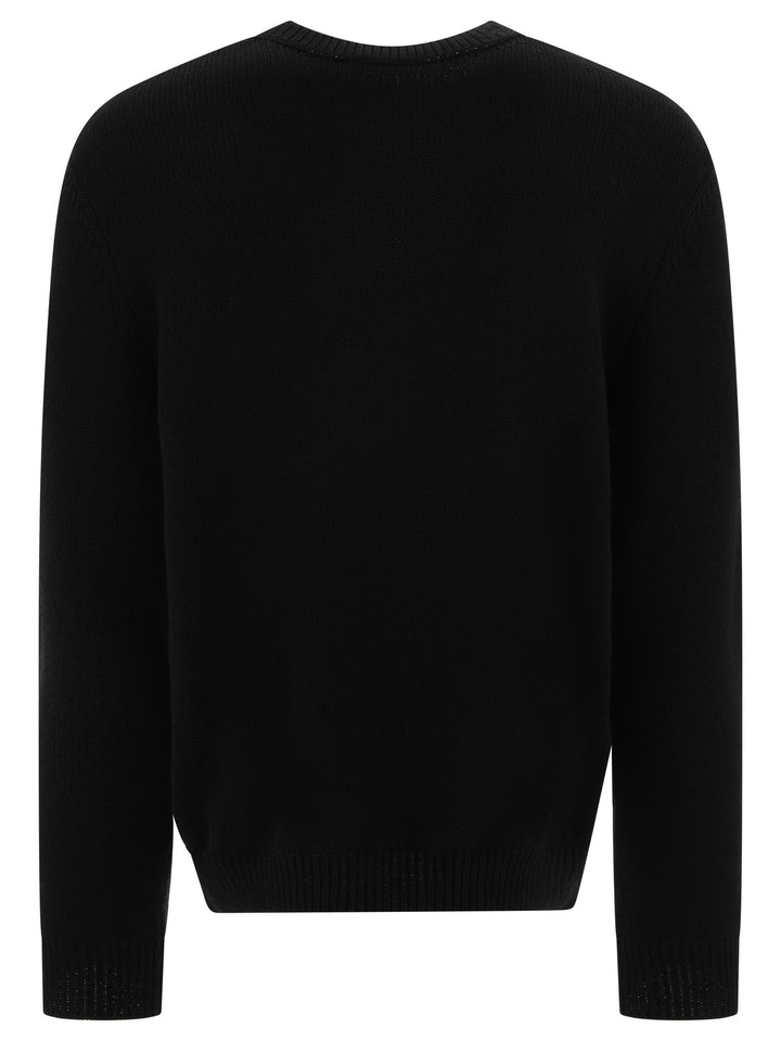 Sweater With Logo Knitwear Black