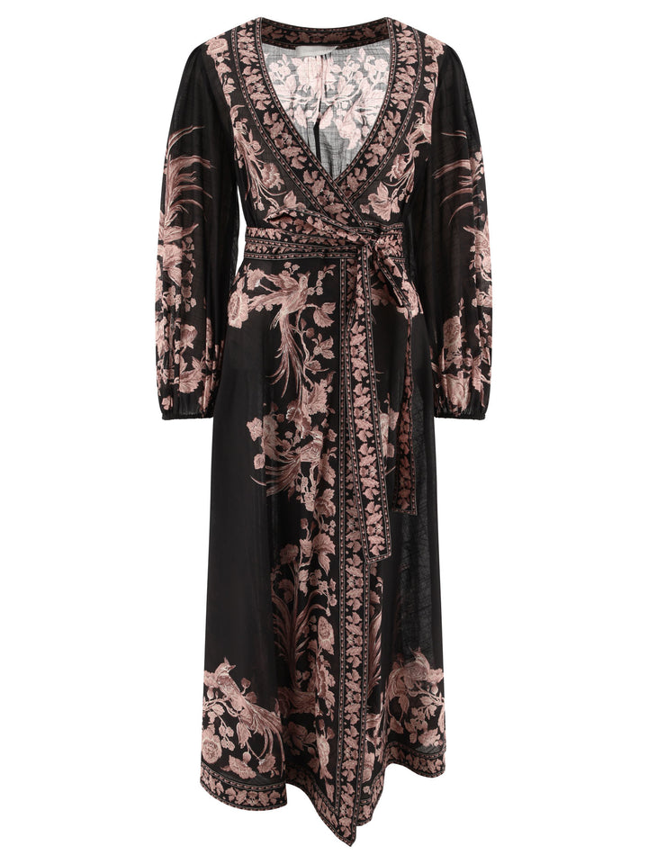 Waverly Wrap Dresses Black