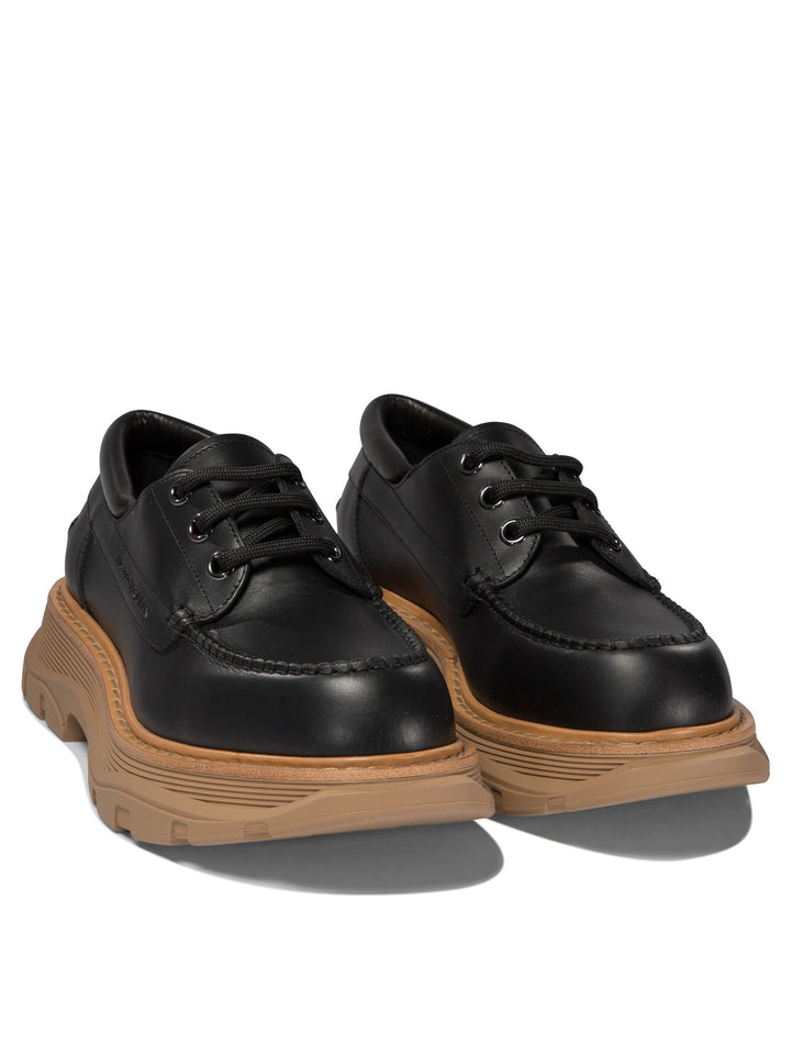 Lace Up Lace-Up Shoes Black