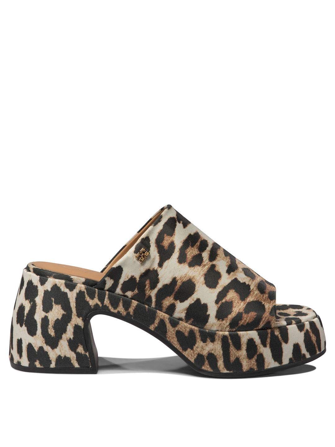 Leopard Sandals Beige