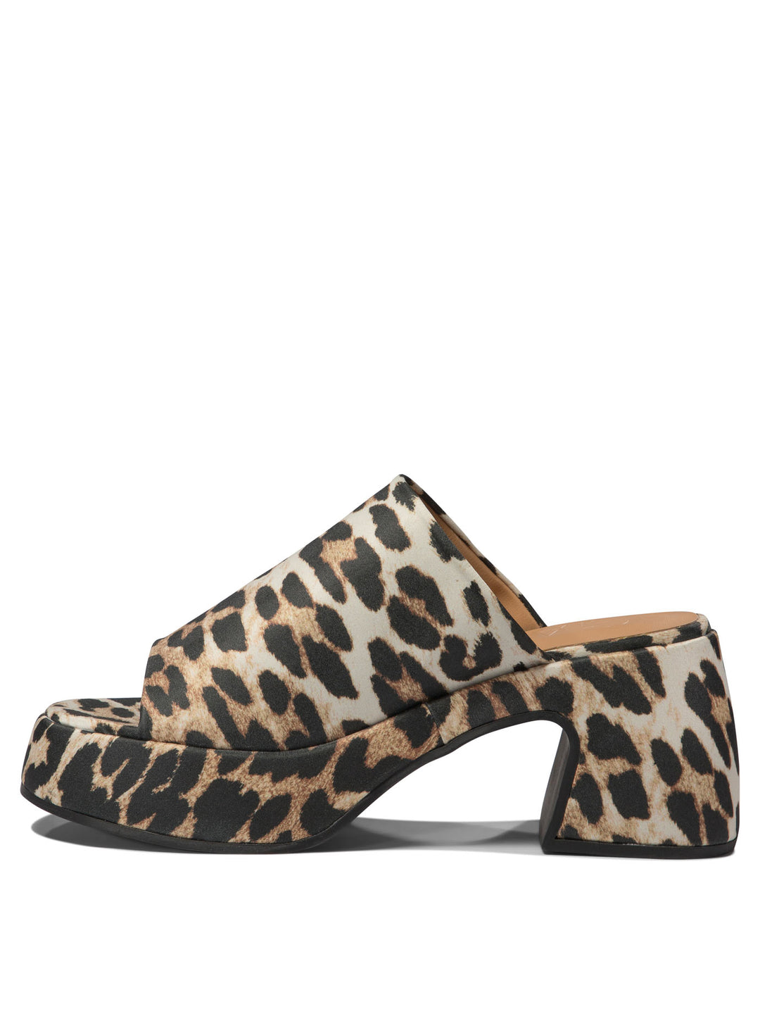 Leopard Sandals Beige