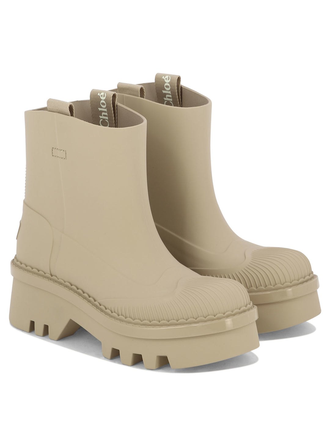 Raina Ankle Boots Beige