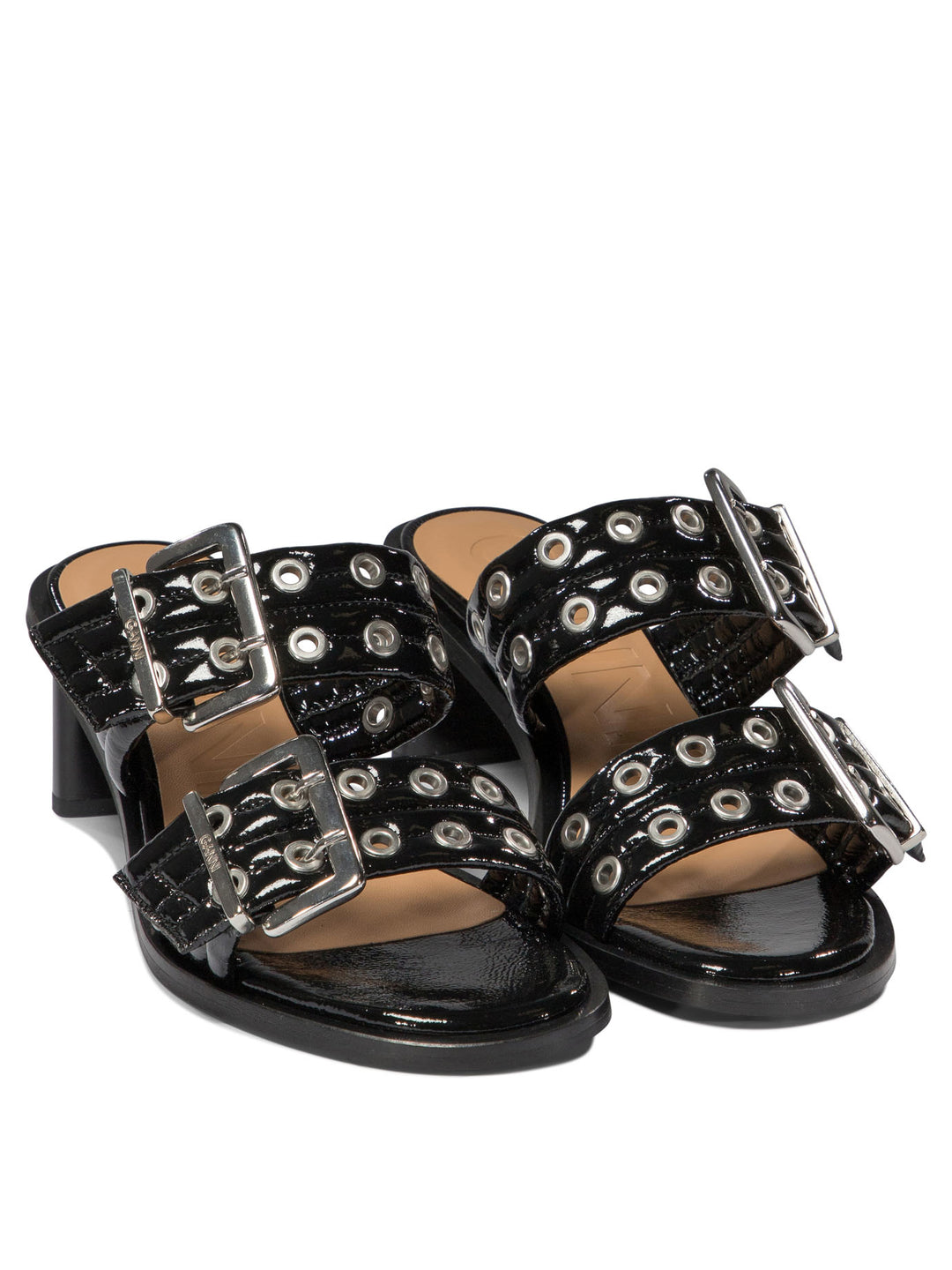 Buckle Sandals Black