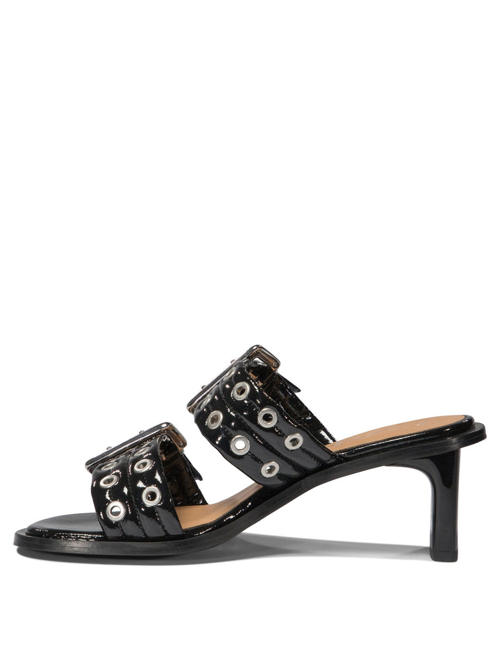 Buckle Sandals Black