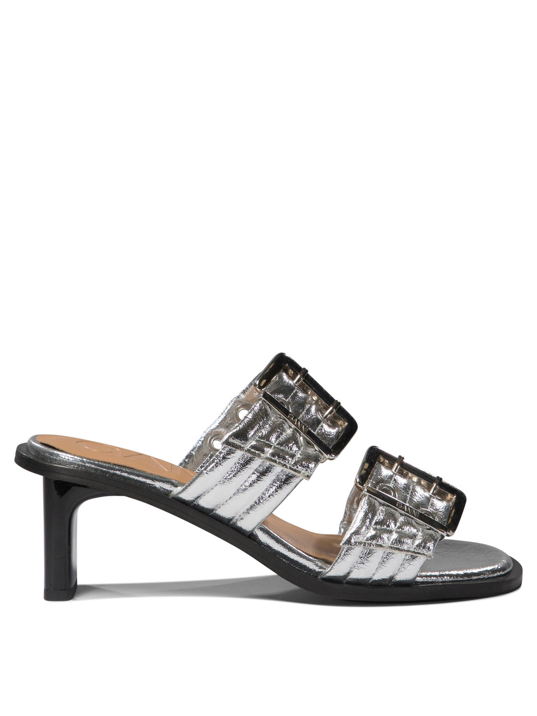 Buckle Sandals Silver