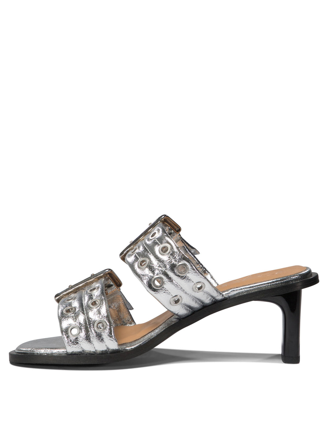 Buckle Sandals Silver