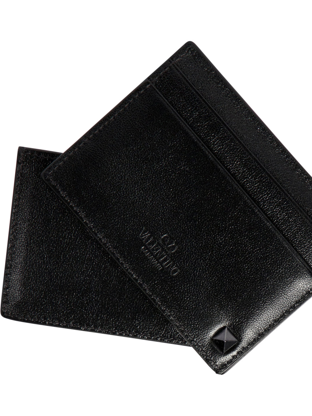 Rockstud Wallets & Card Holders Black