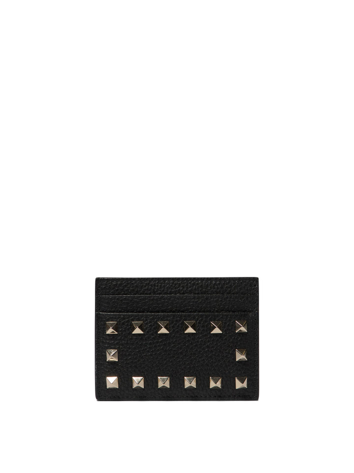 Rockstud Wallets & Card Holders Black