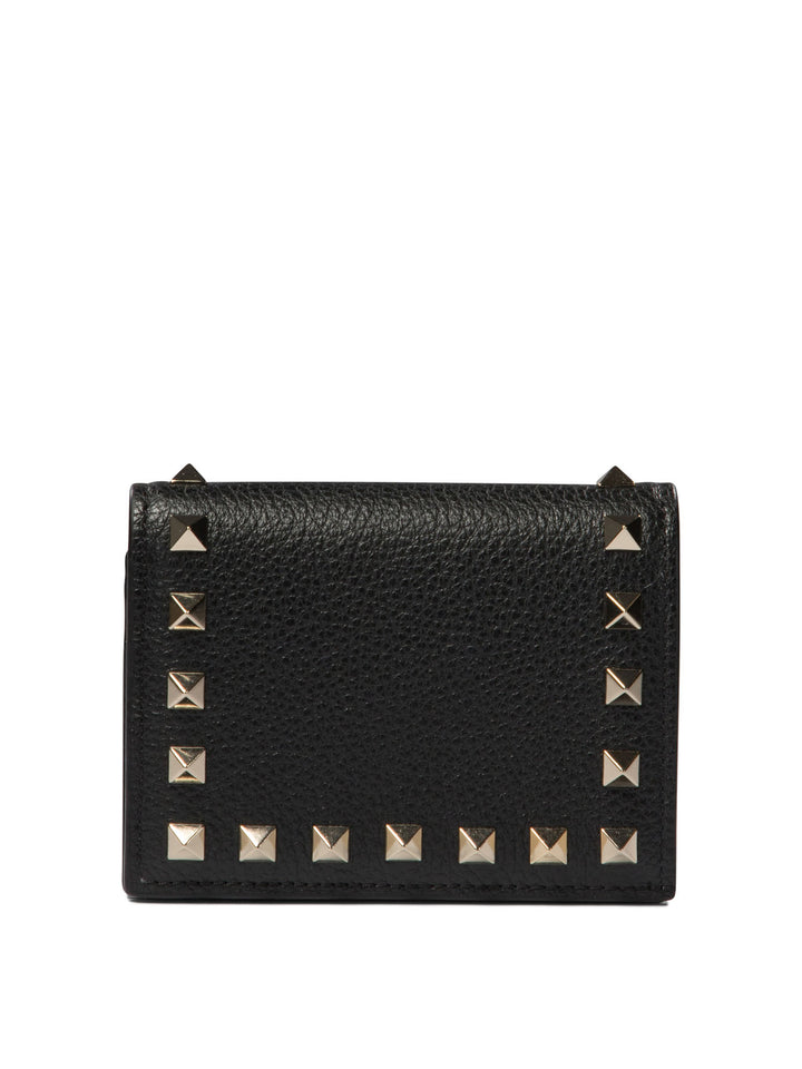 Rockstud Wallets & Card Holders Black