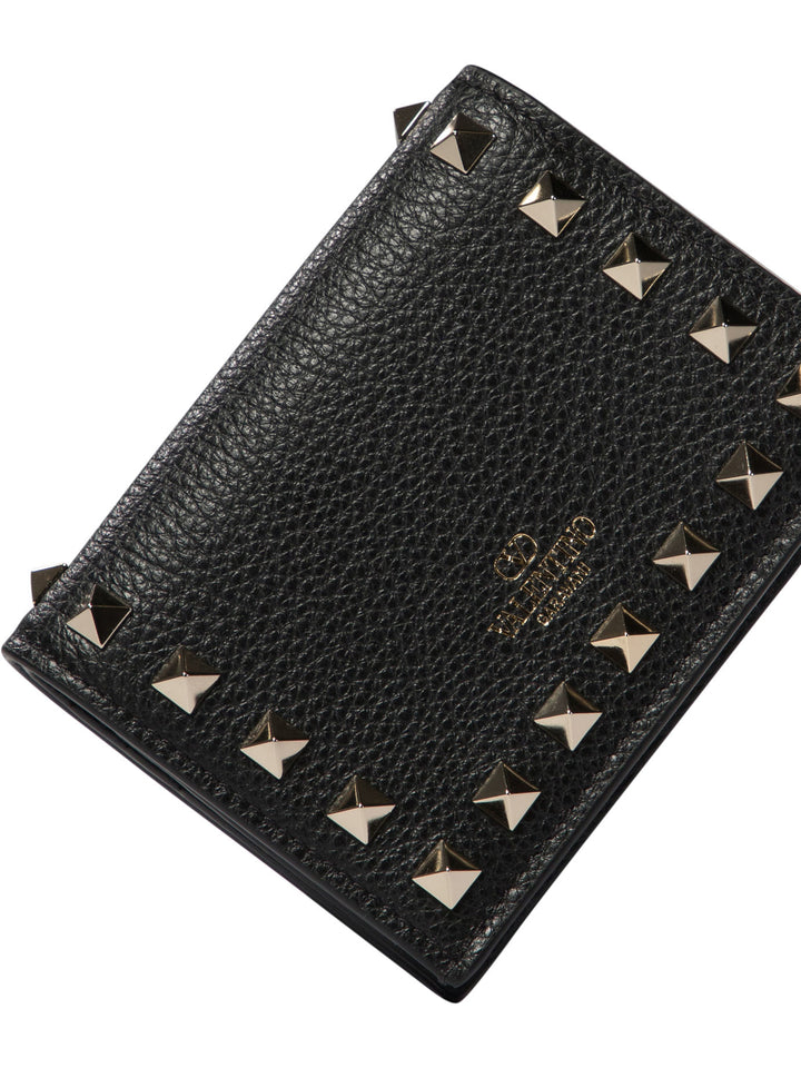 Rockstud Wallets & Card Holders Black