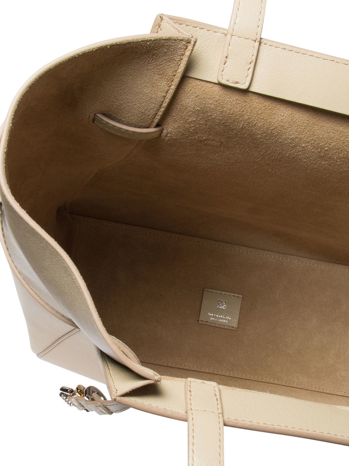 Medium Voyou Shoulder Bags Beige