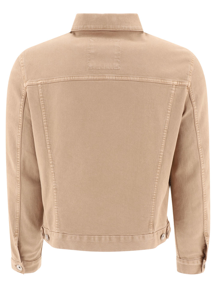 Lightweight Denim Jacket Jackets Beige