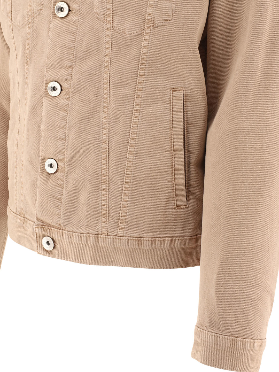 Lightweight Denim Jacket Jackets Beige