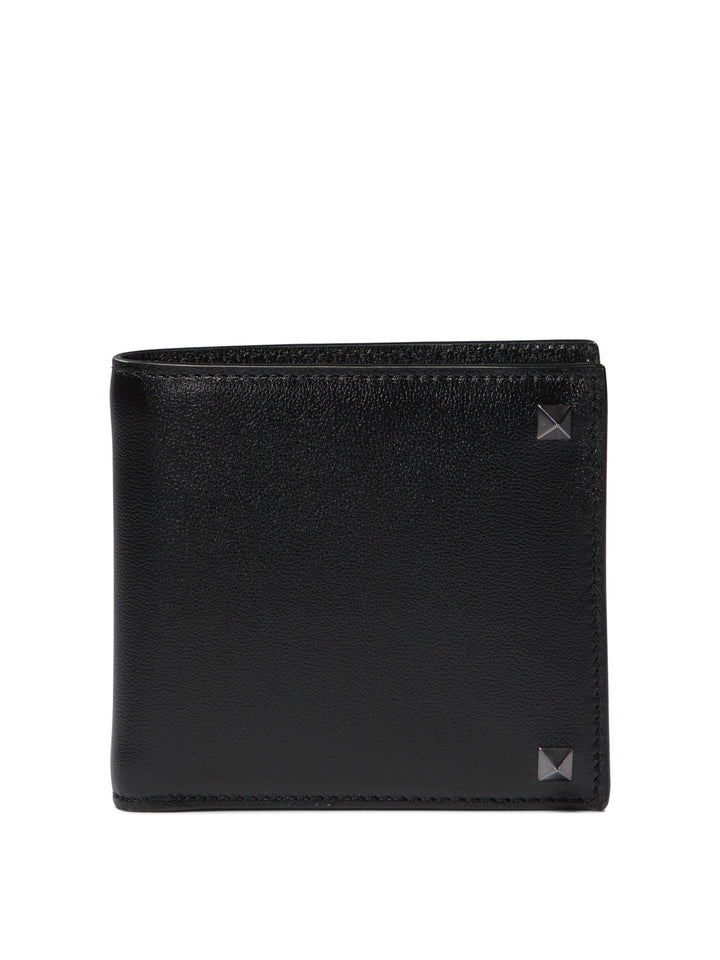 Rockstud Wallets & Card Holders Black