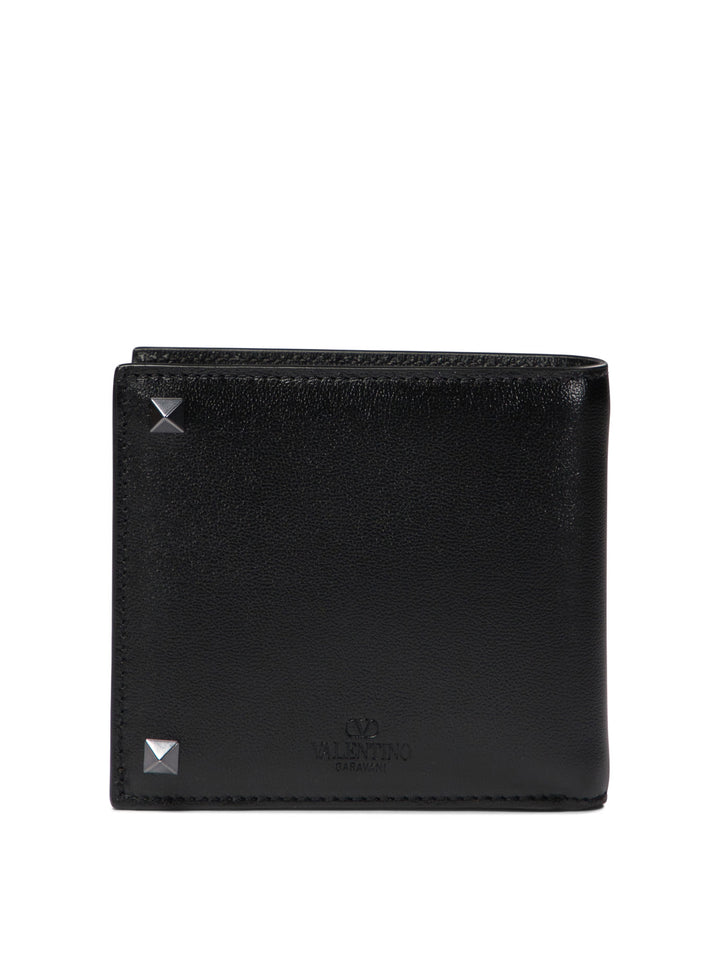 Rockstud Wallets & Card Holders Black