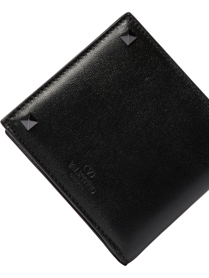 Rockstud Wallets & Card Holders Black