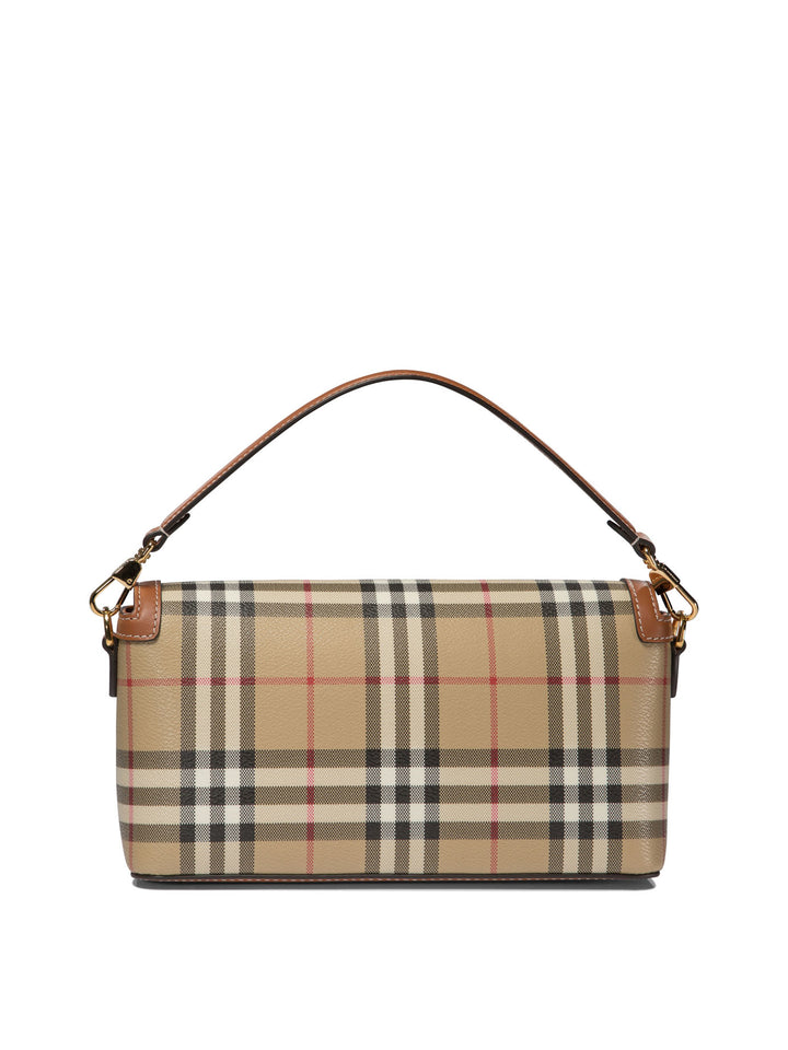 Note Crossbody Bags Beige