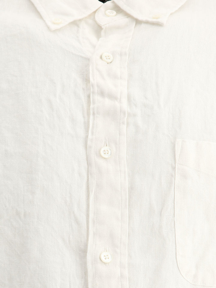 Oxford Linen Shirt Shirts White