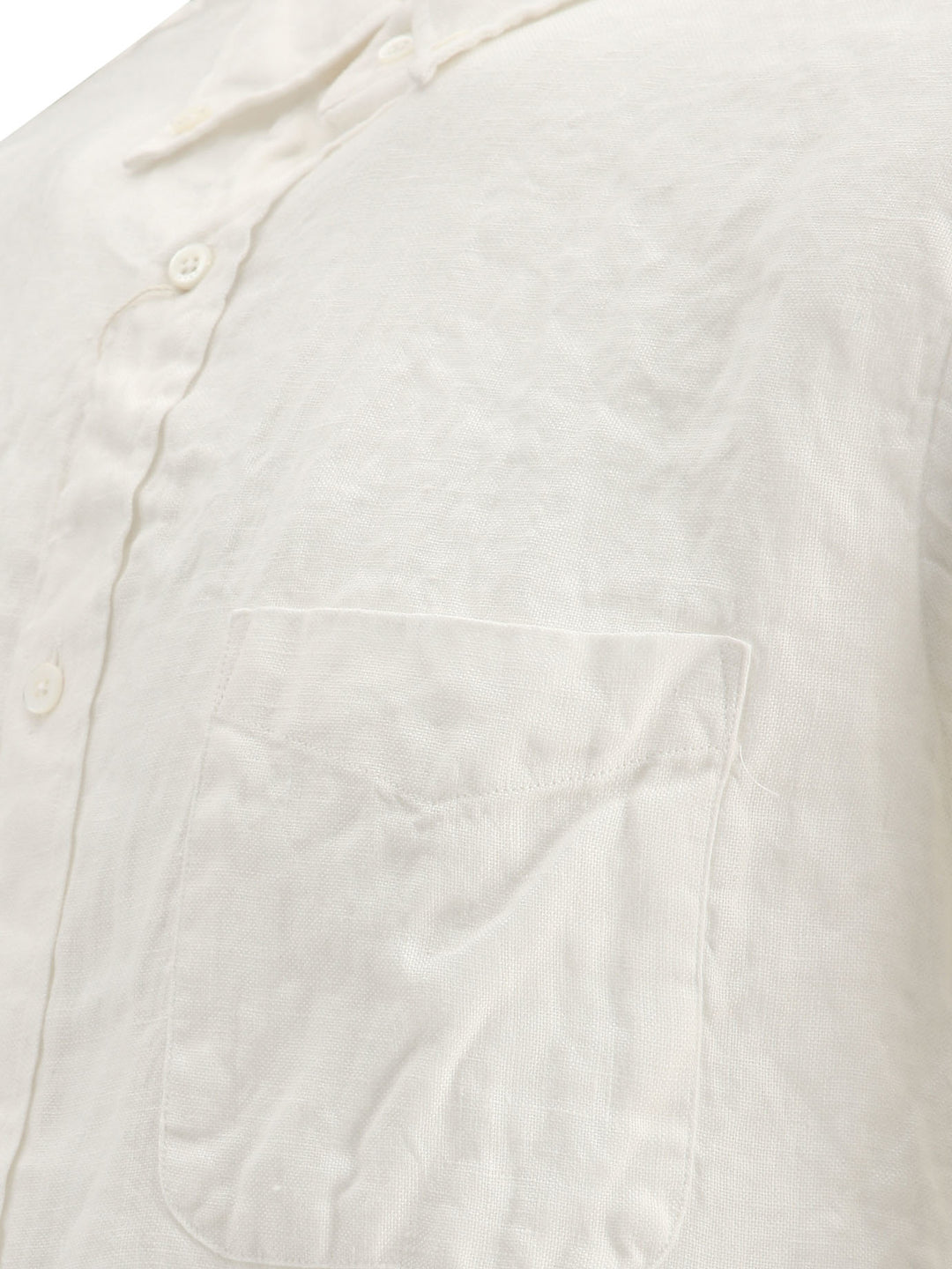 Oxford Linen Shirt Shirts White