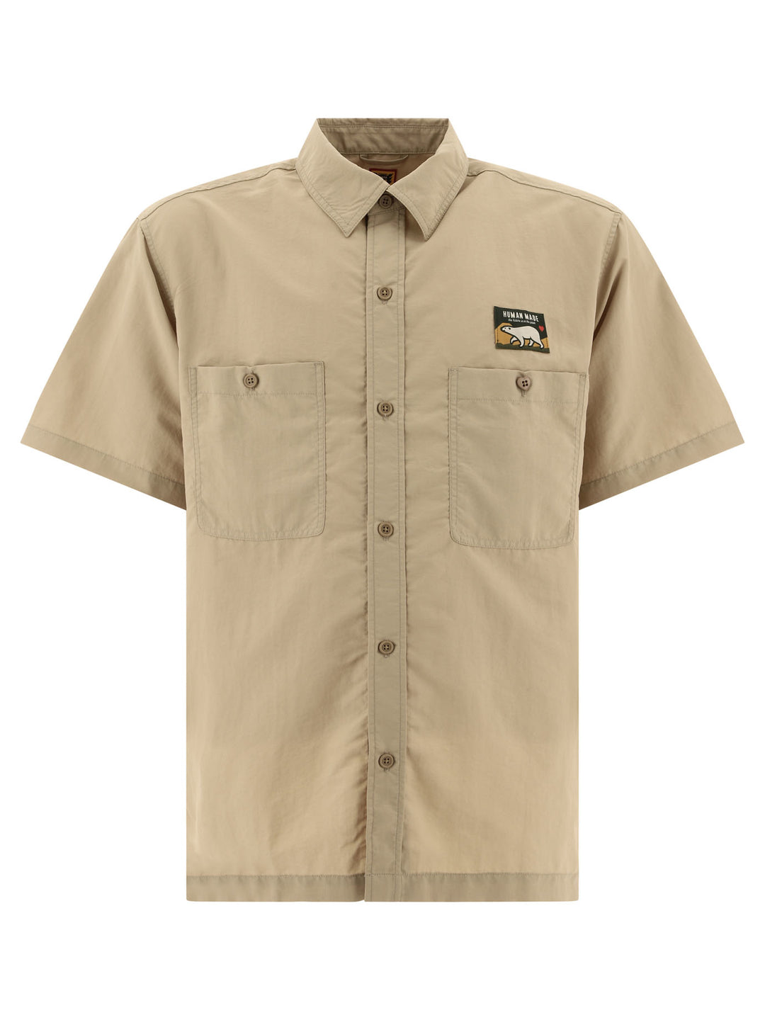 Nylon Shirt Shirts Beige