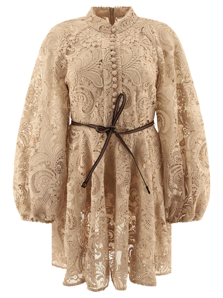 Waverly Lace Dresses Beige