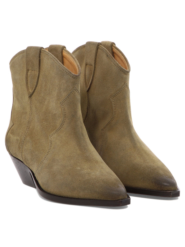 Dewina Ankle Boots Beige