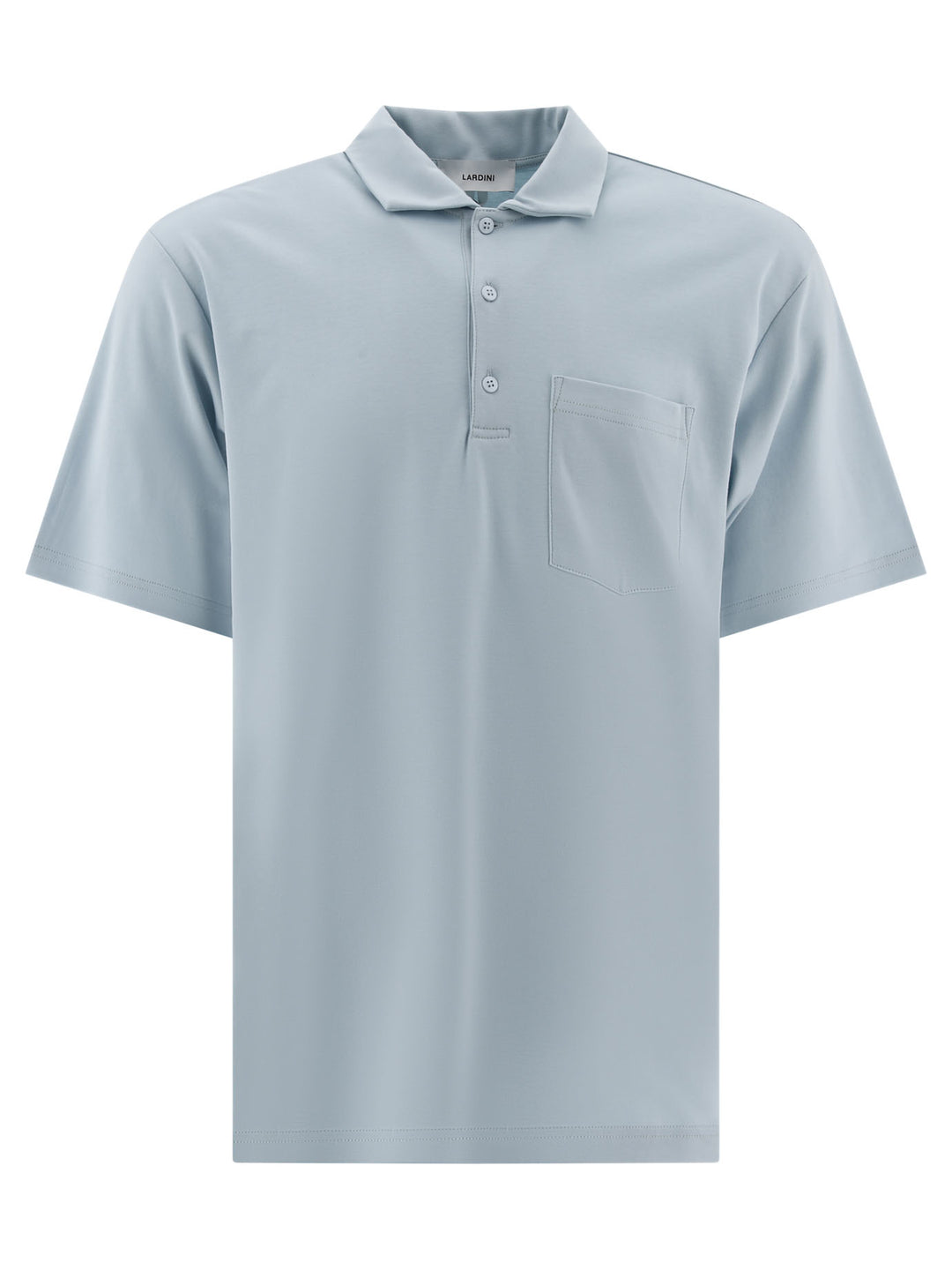 Polo Shirt With Chest Pocket Polo Shirts Light Blue