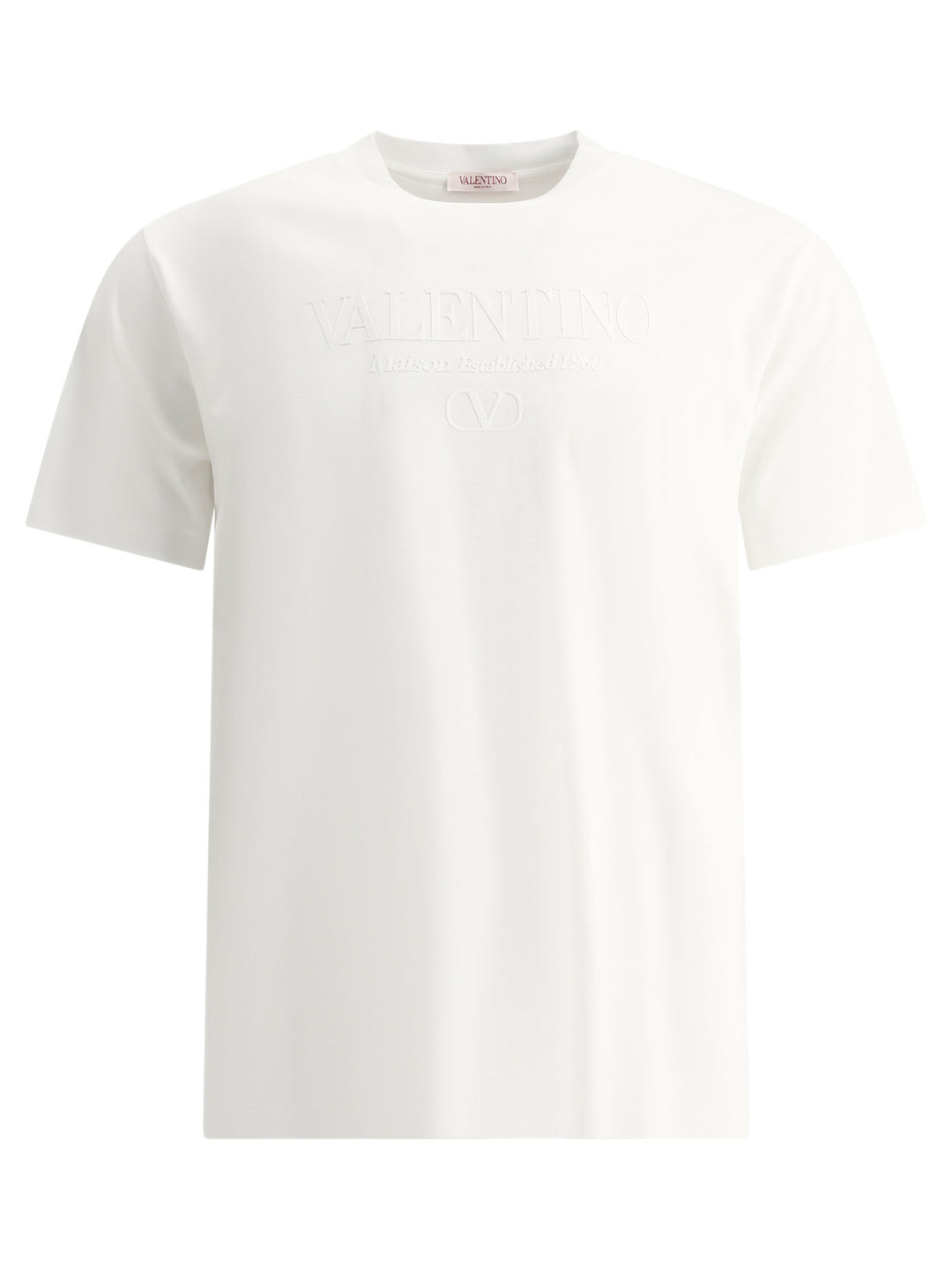 T-Shirt With Rubberized Logo Print T-Shirts White