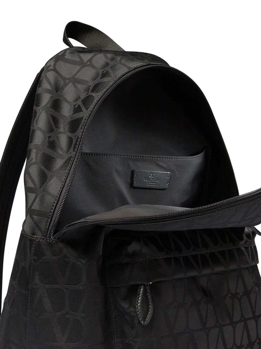 Backpack In Toile Iconographe Technical Fabric Backpacks Black