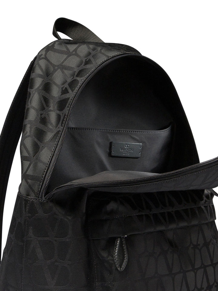 Backpack In Toile Iconographe Technical Fabric Backpacks Black