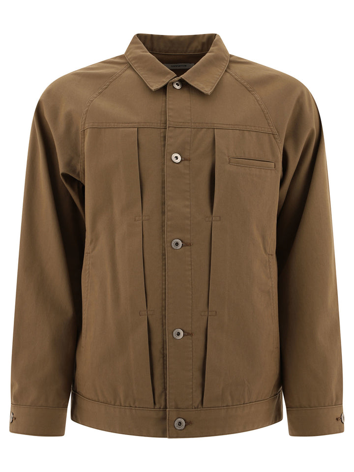 Trucker Jacket Shirts Brown