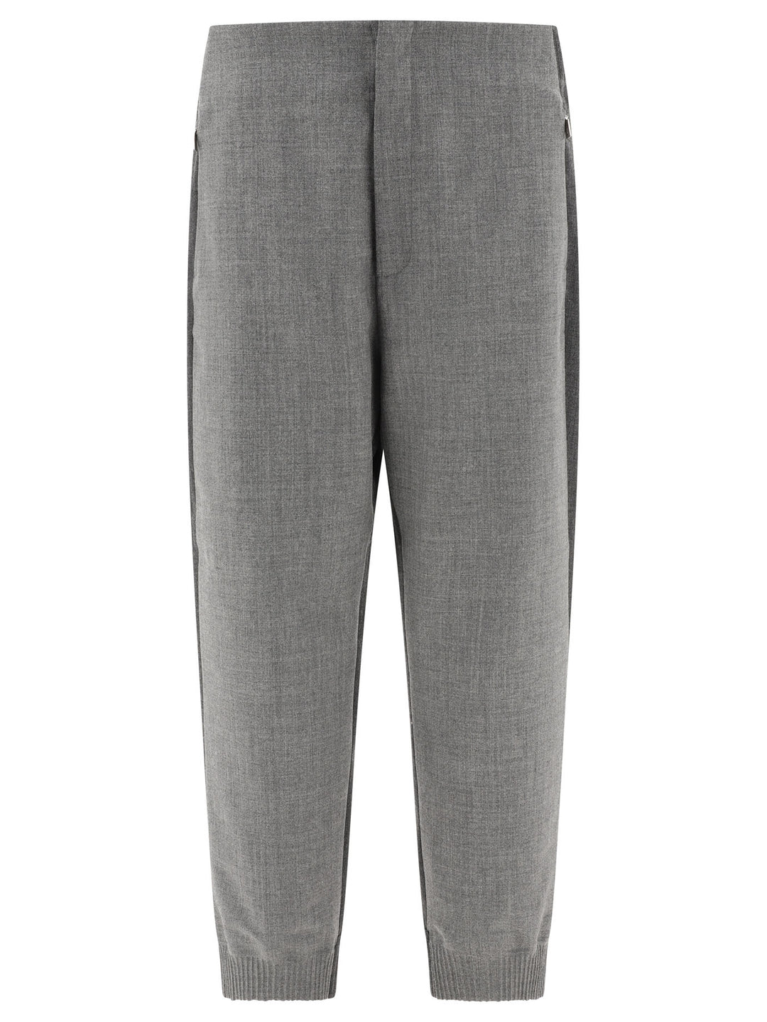 Wool Joggers Trousers Grey