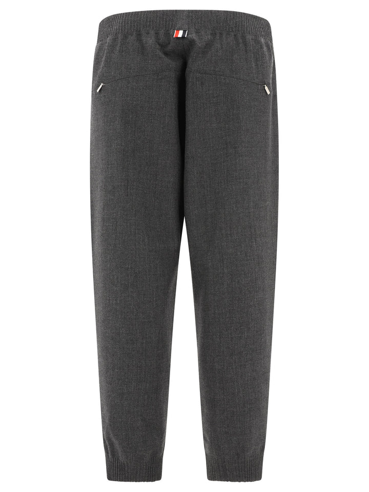 Wool Joggers Trousers Grey