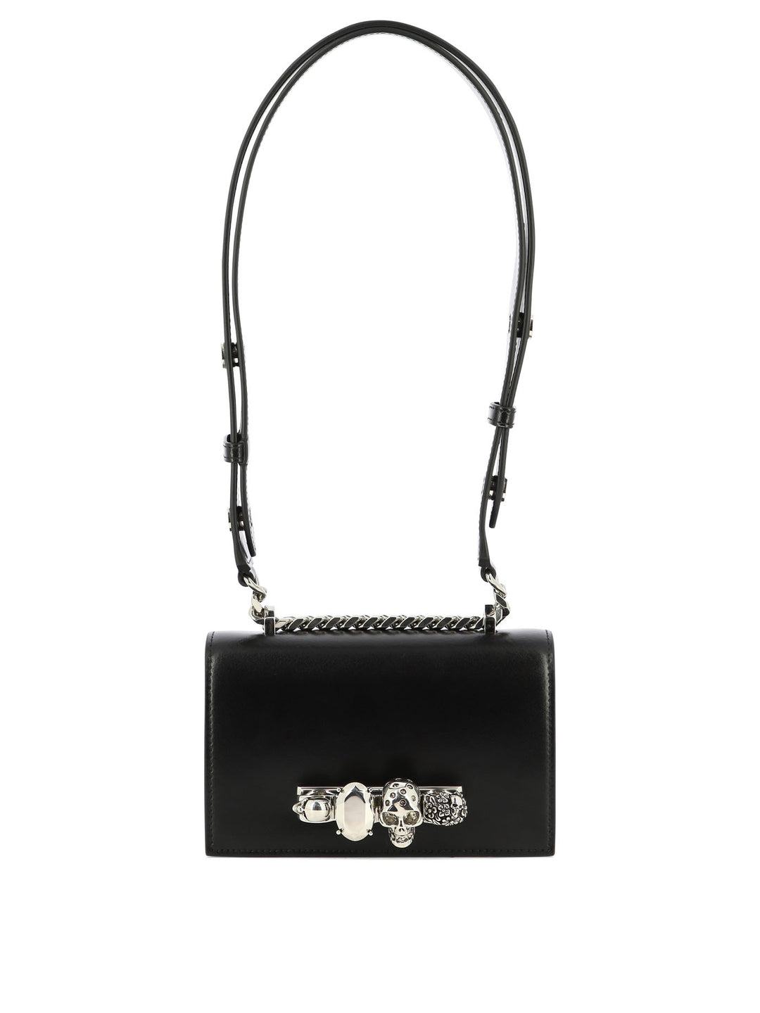 The Biker Mini Jewelled Crossbody Bags Black