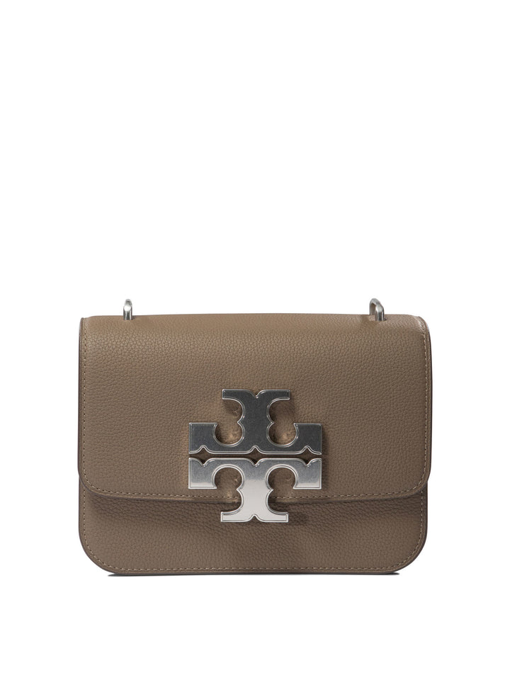 Eleanor Pebbled Small Crossbody Bags Beige