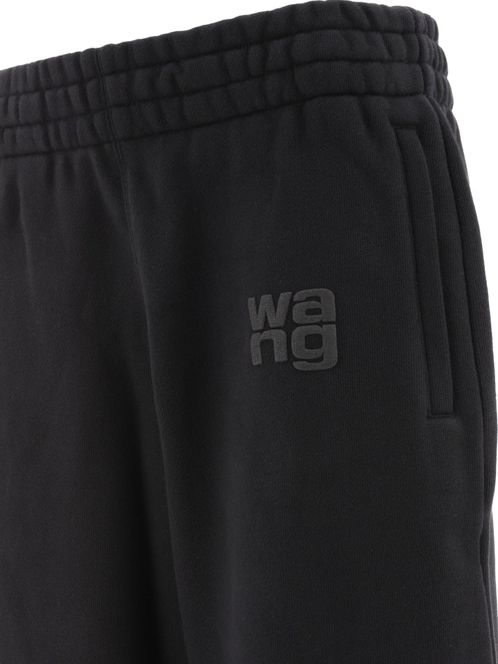 Joggers With Rubberised Logo Trousers Black