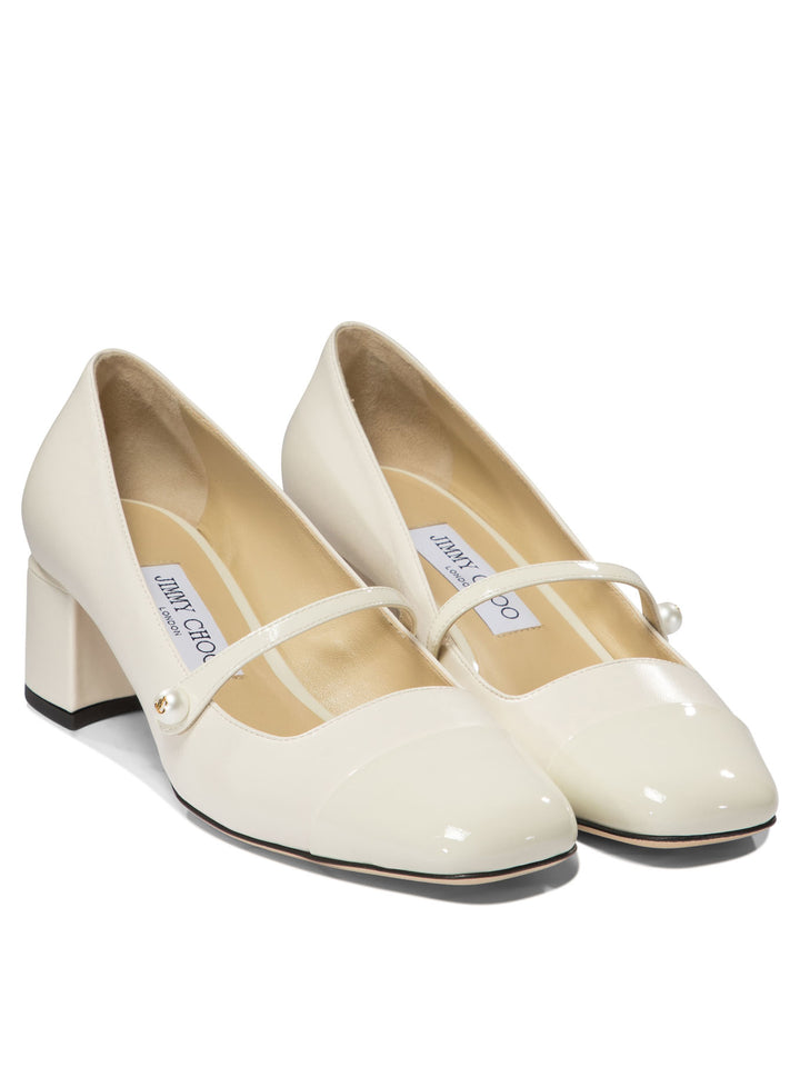 Elisa 45 Heeled Shoes White