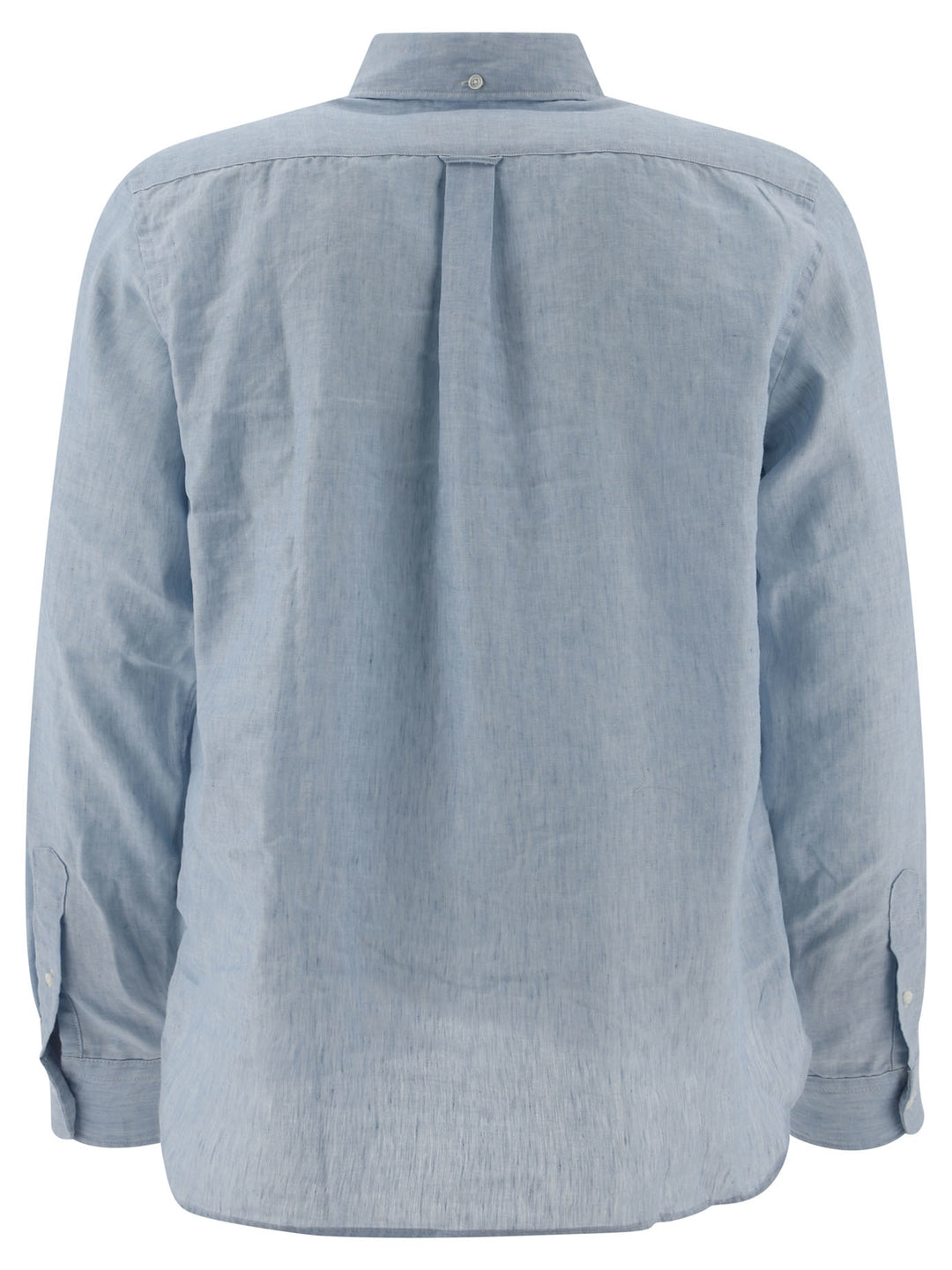 Linen Shirt With Chest Pocket Shirts Light Blue