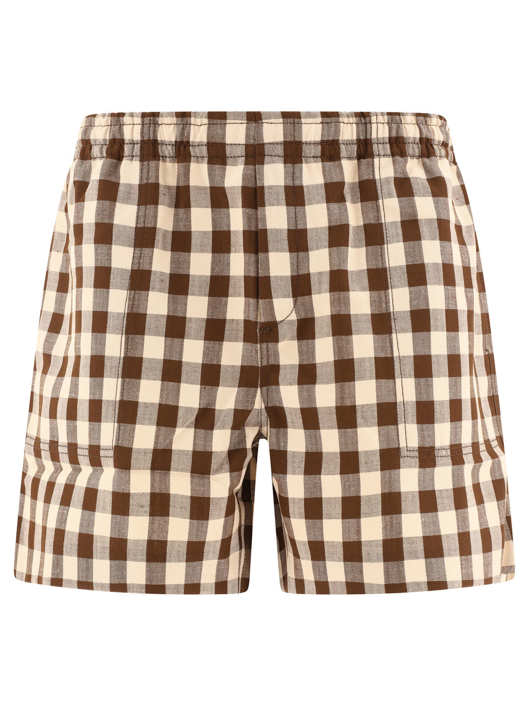 Gilbert Check Short Brown