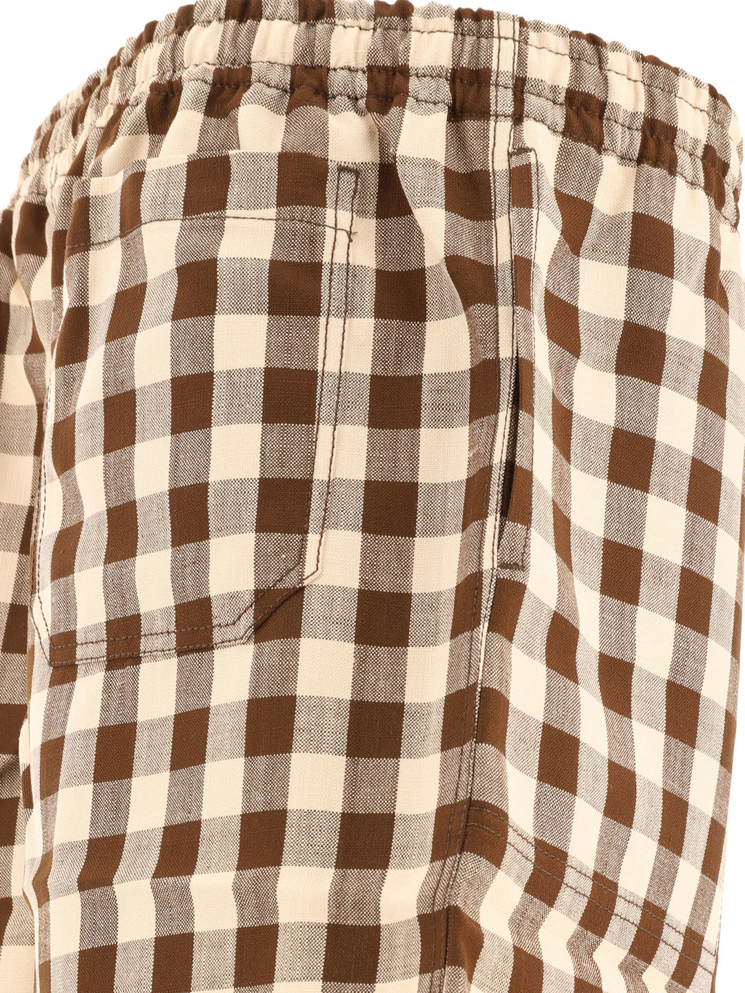 Gilbert Check Short Brown