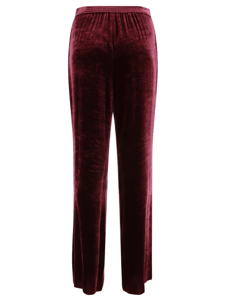 Velvet Trousers Bordeaux